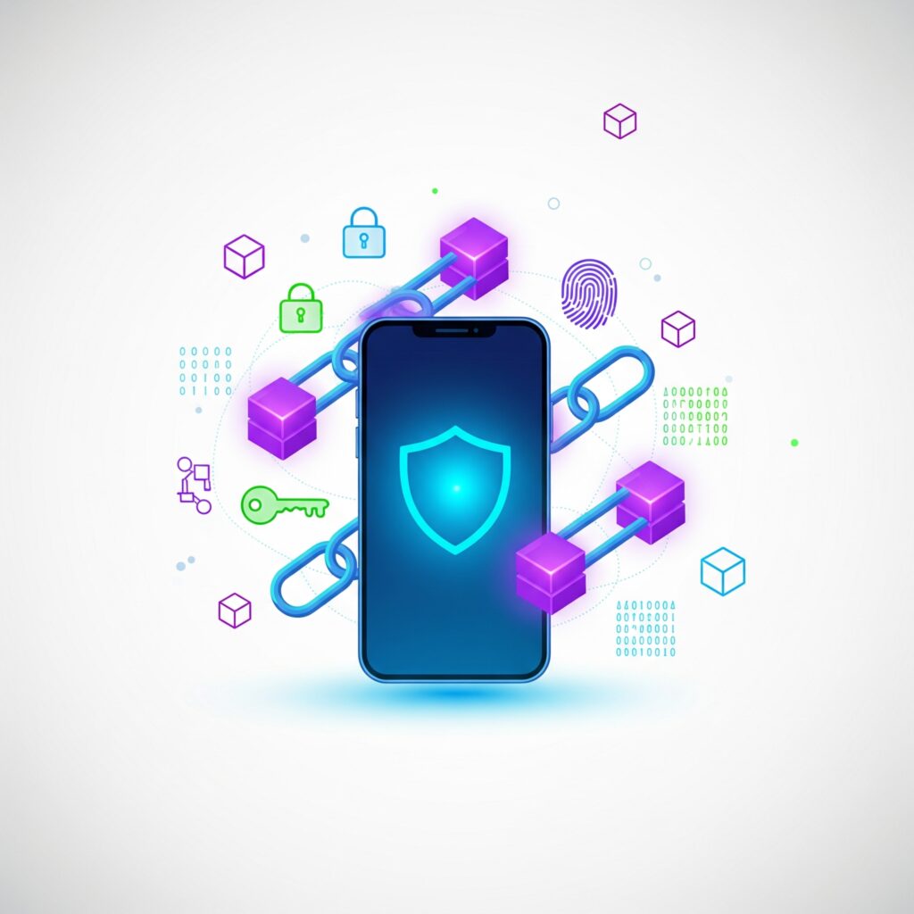blockchain in mobile security