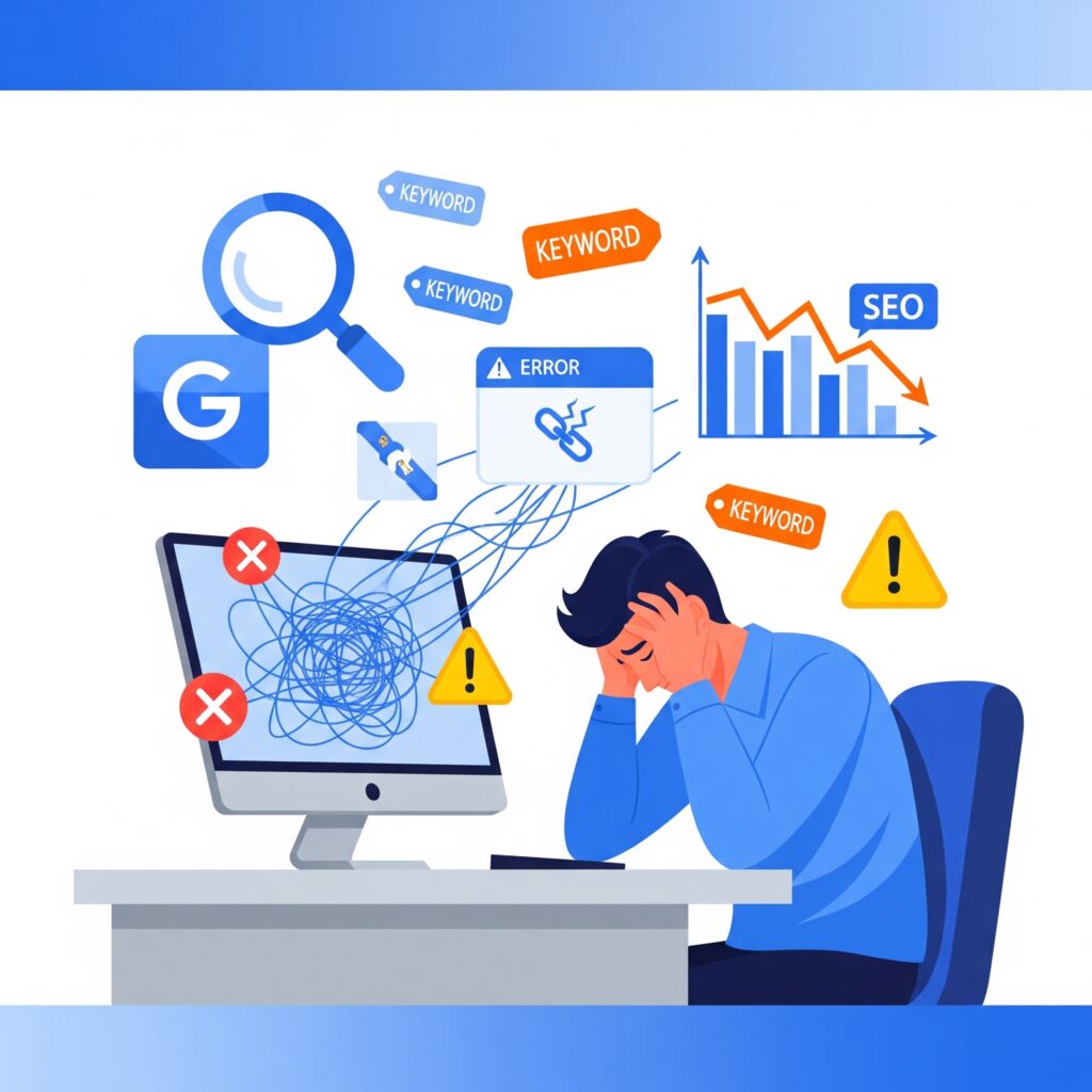 SEO mistakes by small business owners