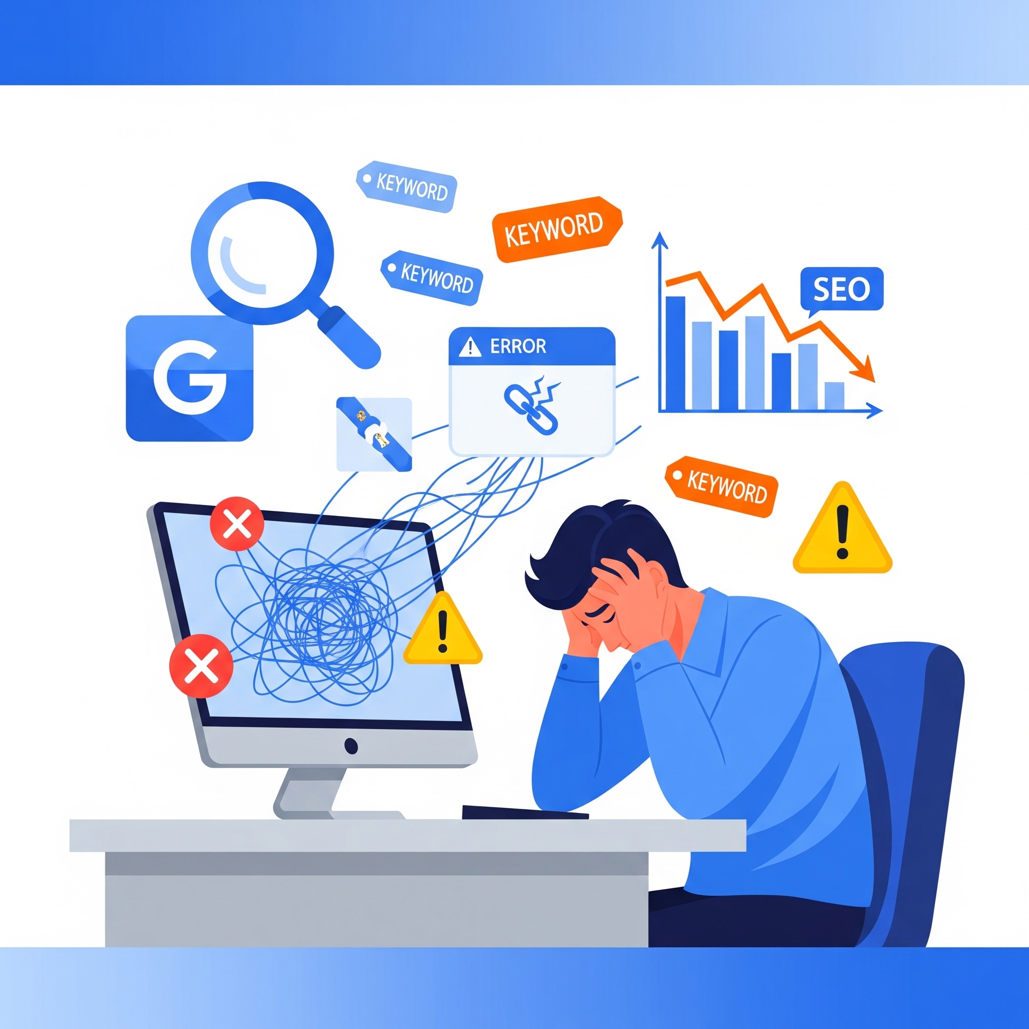 SEO mistakes by small business owners