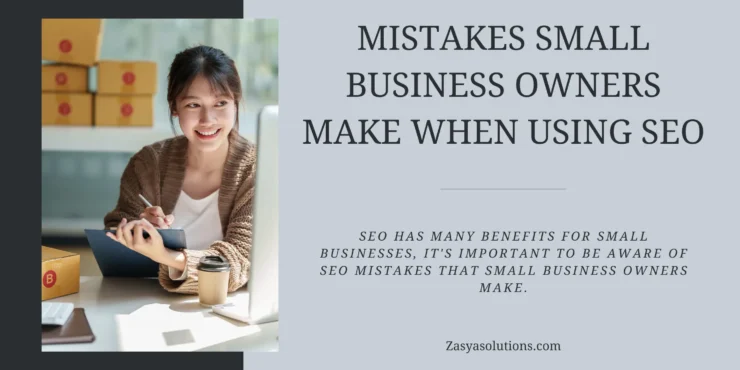 SEO mistakes by small business owners